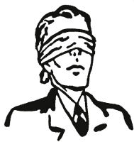 Blindfold graphic